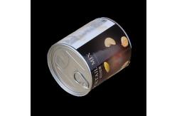 China Custom Round Kraft Paper Cans Packaging For Nuts , Cookies supplier