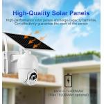 Ultra Low Power 4G Solar Camera Build In Rechargeable Battery 2MP Camera for sale