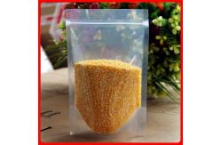 China Laminated Transparent Foil Pouch Packaging , Zipper Foil Packaging Bag supplier