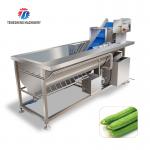 Fruit and vegetable washing machine automatic vegetable, fruit and fruit eddy current washing machine line for sale