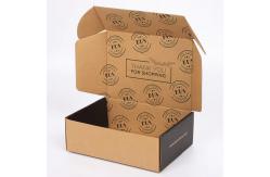 China Packaging Custom Design Kraft Paper Corrugated Box Mail Packaging Boxes supplier