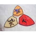 Eco Friendly Custom Woven Silk Screen Printing Patches With Silicone Logo