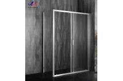 China 6mm Tempered Safety Glass In Chromed Aluminium Frame Glass Shower Enclosures supplier