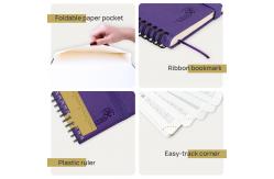 China OEM ODM Small ECO Friendly Academic Planner With Plastic Ruler supplier