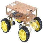 400mAh 4WD Robot Car Chassis With DC Motor for sale