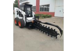 China 45kw Small Skid Steer Loader Four Wheel Drive Automatic With Bucket supplier