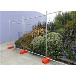 Hot Galvanized 60x150mm 3.2mm Temporary Metal Fence Panels for sale