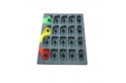 China Pos Machine Custom Silicone Rubber Conductive Carbon Ball Custom Buttons supplier