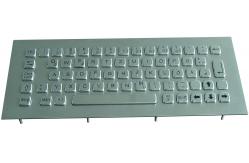 China Vandal Proof Panel Mount Stainless Steel Keyboard For Self Service Kiosk supplier
