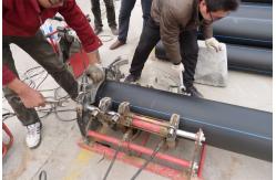 China Enhance Dredging Performance HDPE Dredge Pipe Welding Connection supplier