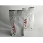 Flat Square Plastic Pouches Packaging Block Bottom For Coffee Industrial for sale