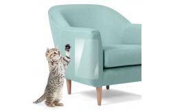 China Custom Pvc Cat Scratching Guard Pet Furniture Protector On Sofa 2 Pack supplier