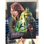 0.6mm PET 3D Lenticular Poster Marvel Avengers Flip Moving Pictures For Home Decoration for sale