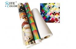 China 280gsm Solvent Polyester Canvas Rolls Inkjet Printable Matte Glossy supplier