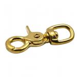 Swivel Round Eye Solid Brass Snap Hook Trigger Spring Snap Hook for sale