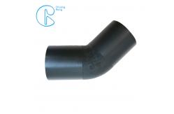 China 45 Degree Elbow HDPE Fusion Fittings For Irrigation supplier