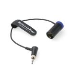 Low Profile Audio Cable For -EK-2000 XLR 3 Pin Male To Locking 3.5mm TRS for sale