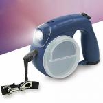 4m Retractable Led Dog Leash Nylon Retractable Dog Leash With Flashlight