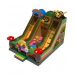 Children Fun Park Inflatable Bee With Mushroom Slide For Rentals