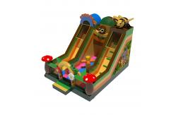 China Children Fun Park Inflatable Bee With Mushroom Slide For Rentals supplier