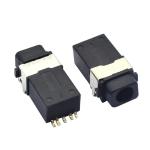 5 Pin Phone Jack IP67 Headphone Socket Female Connector Customizable for sale
