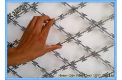 China Welded Galvanized Concertina Razor Barbed Wire Fencing With Loops supplier