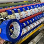 6 Rolls Blue Box Sealing Tape For Packing China Factory Color Tapes for sale