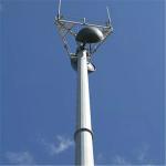 Antenna Monopole Steel Tower Wifi Telecommunication Slip Sleeve Tapered 80ft Gsm for sale