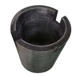 Rigid Carbon Fiber Graphite Felt Roller Low Thermal Conductivity for sale