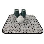 200gsm Reversible Microfiber Dish Drying Mat Tableware Protector