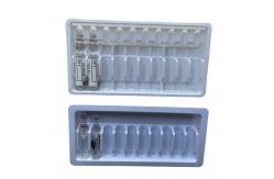 China 1ml 2ml 3mL injection ampoules self-adhesive label PET ampoules tray customization supplier