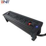 Desk Flip Up Hidden Connector With 3* Universal Power  /1*Switch Configuration for sale