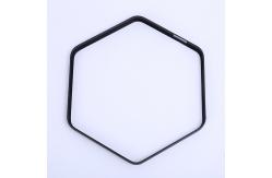 China Hexagonal Aluminium Mirror Frame Furniture Profiles For Displaying Picture supplier
