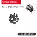 Black Mask Buttons 4holes / 2 holes Resin for sale
