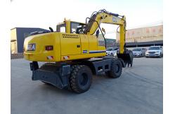 China YUCHAI/YC4D125 Engine Wheeled Mini Digger With 4750MM Max. Digging Depth supplier