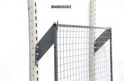 China Dropping Preventing Pallet Rack Back Guard 1125mm *1200mm High Connectable supplier