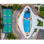Seamless Outdoor Sports Surfaces 4mm Dustproof Volleyball Court Flooring for sale