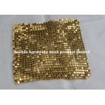 6x6mm Anodized Aluminum Flake Fabric Used For Architecture Decoration