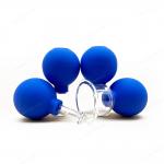 Silicone Vacuum Suction Face Massage Cups Anti Cellulite Lymphatic Therapy Cupping Set for sale