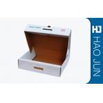Small White Cardboard Storage Boxes With Lids For Pad Packing , Glossy Lamination for sale