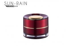 China PMMA Red cream jar custom empty container jars PP inner bottle SR-2368 supplier
