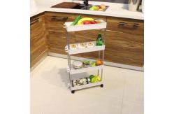 China Sonsill Folding Utility Home Storage Carts 4 Tiers Odorless Multifunction Durable supplier