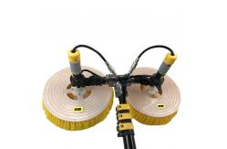 China Double Ended Rotating Nylon Solar Panel Brush For Solar System supplier