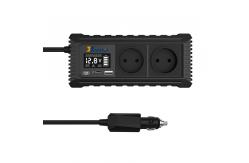 China 12V to 110V 220V Car Power Inverter with USB Plug and Socket supplier