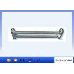 Galvanized Cable Pulling Pulley Draw Off Roller With Aluminium Roller Body Length 900 mm for sale