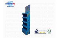 China Impactful Instore Cardboard Food Shelf Displays Floor Freely Standing supplier