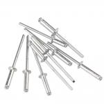 Uncoated Self-Plugging Aluminum Sliver Blind Rivet Open End Decorating Fastener Nails Pop Rivets for sale