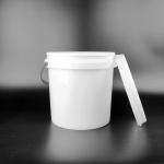 Round 5L Plastic Bucket With Lid for sale