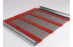 China Anti Blocking Poly Ripple Self Cleaning Screen Mesh For Aggregate Processing supplier