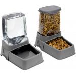 Stainless Steel Pet Food Bowls Raised Gravity Feed